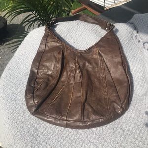 Brown Leather Vintage Bag